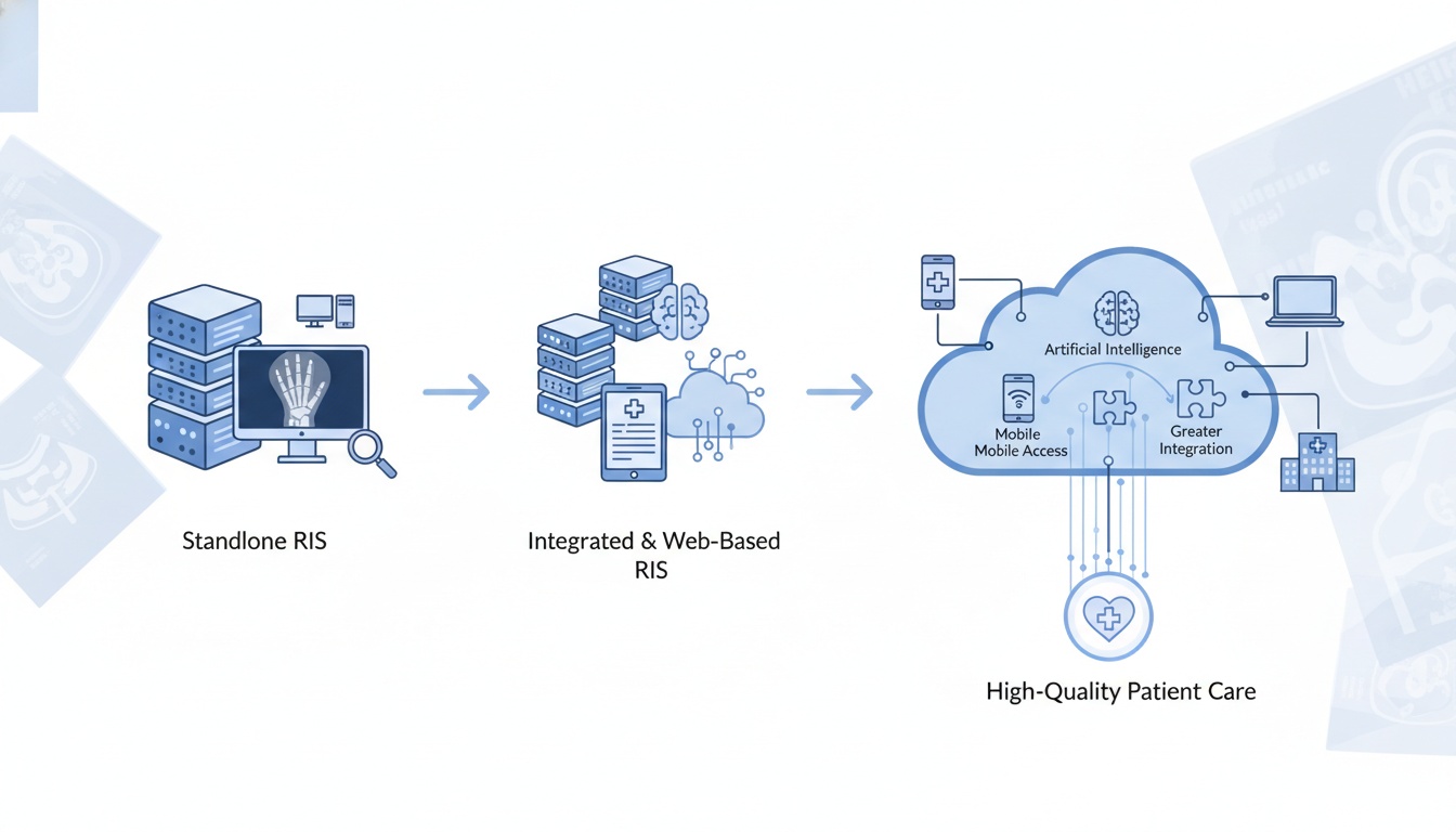 Soorten radiologie-informatiesystemen en evolutie